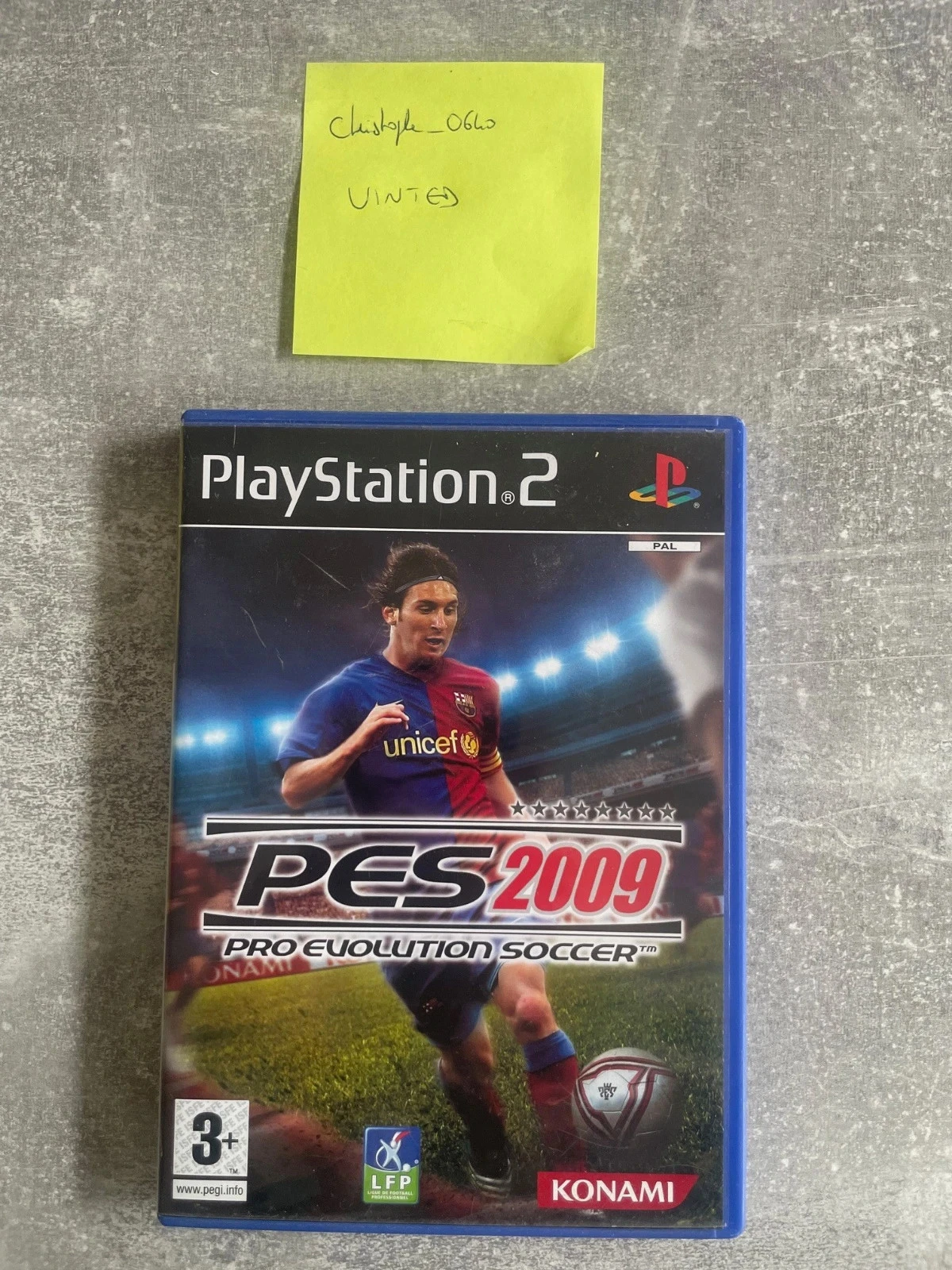 Jeu PES 2009 / Pro evolution soccer 2009 pour Sony PS2 / playstation 2 en français.